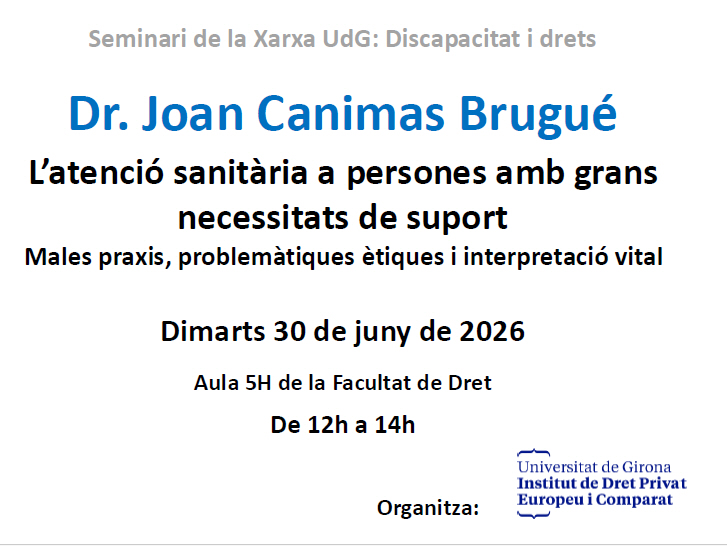 L’atenció sanitària a persones amb grans necessitats de suport